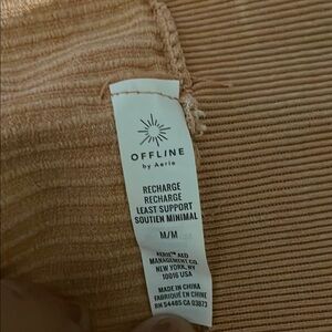 Aerie Offline Sports Bra - Tan